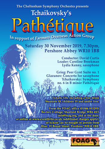 FOAG/ CSO Winter Concert at Pershore Abbey on 30th November
